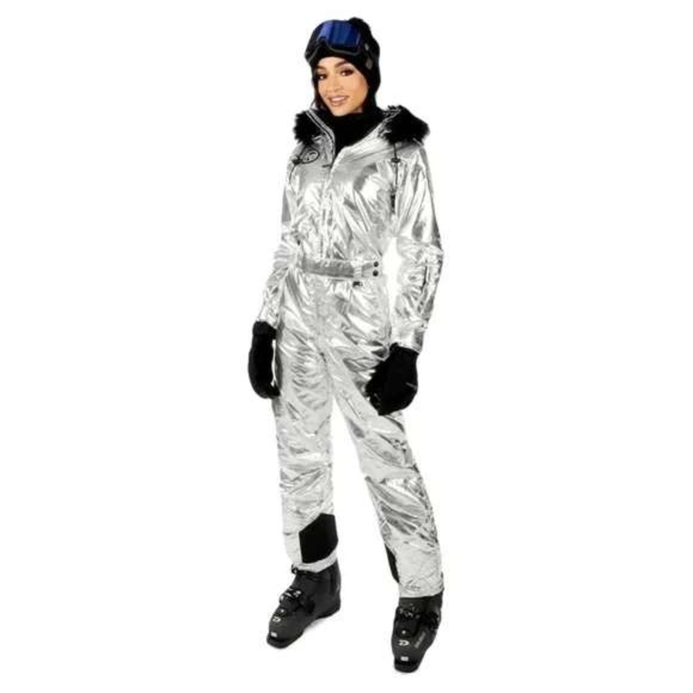 New Tipsy Elves WOMEN'S SILVER BULLET SNOW SUIT Size XL